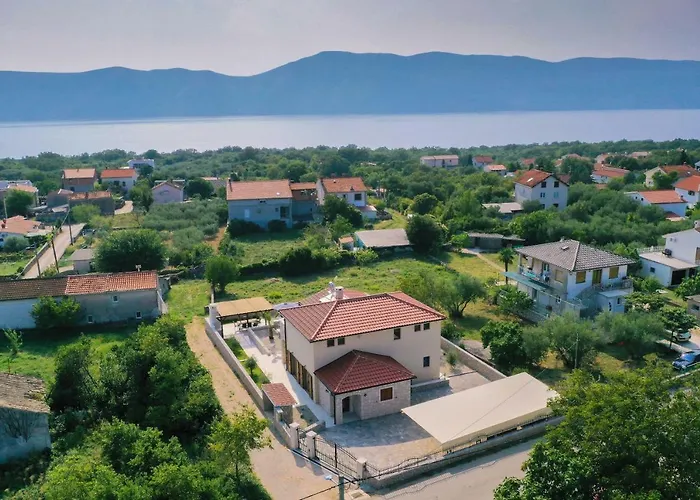 Villa Muskatel Krk -with Heated Covered Pool Brzac